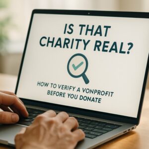 Is That Charity Real? How to Verify a Nonprofit Before You Donate